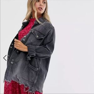 Free People Moonchild Denim shirt Jacket